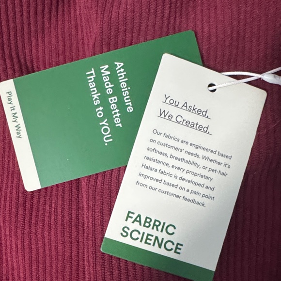 NWT HALARA Burgundy High Waisted Mini Corduroy Skort Sz XL - Picture 9 of 10